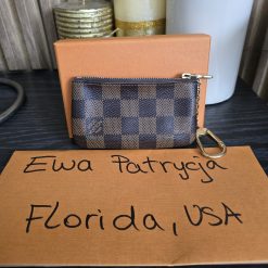 Louis Vuitton damier ebene key holder pouch