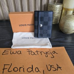 Louis Vuitton 6 key holder demier graphite